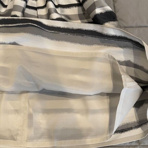 Boss Hugo Boss Diljana Dress Silver Gray Textured Sleeveless Cocktail Size 8 - Picture 9 of 16